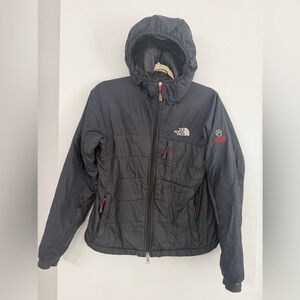 The North Face Women’s Small Summit Series Black Hooded Puffer Outdoor Coat